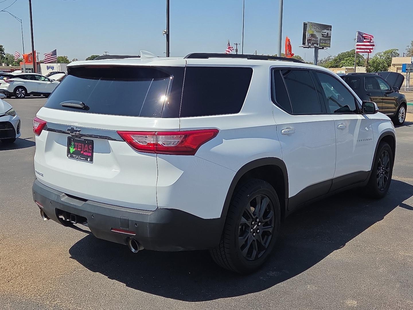 2019 Summit White - GAZ /Jet Black - H0Y Chevrolet Traverse RS (1GNERJKW1KJ) with an 3.6L V-6 gasoline direct injection, DOHC, VVT variable valve control, regular unleaded, engine with 310HP engine, located at 4110 Avenue Q, Lubbock, 79412, 33.556553, -101.855820 - 07/31/2026 KEY IN ENVELOPE GOD- Photo#2