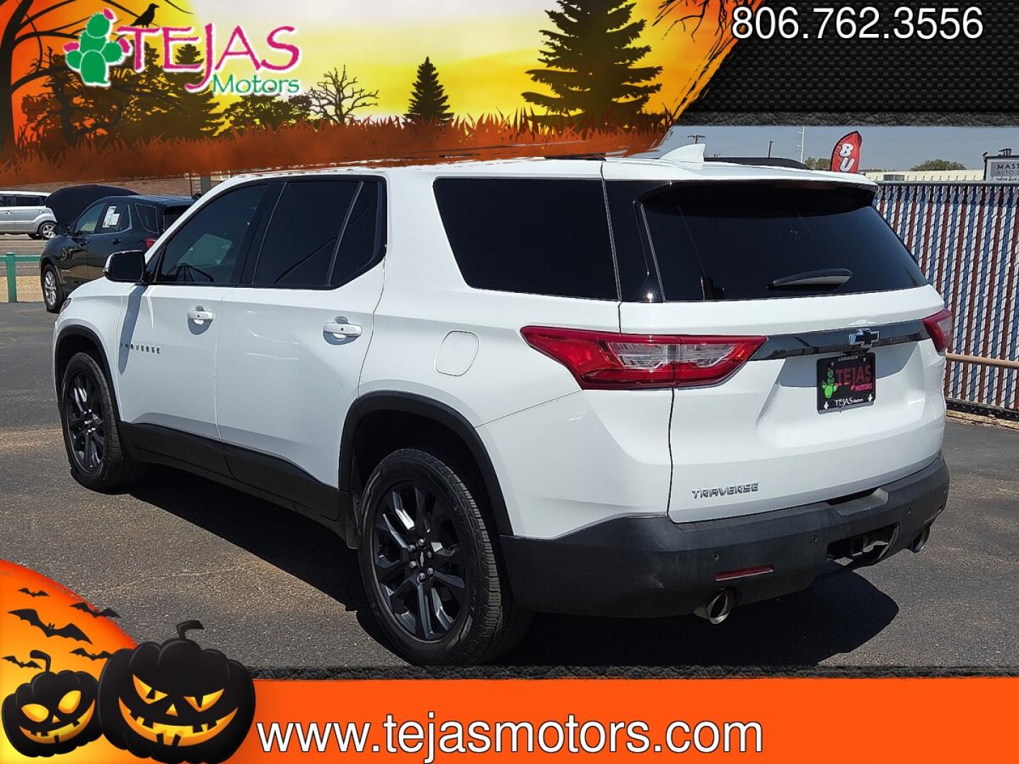 2019 Summit White - GAZ /Jet Black - H0Y Chevrolet Traverse RS (1GNERJKW1KJ) with an 3.6L V-6 gasoline direct injection, DOHC, VVT variable valve control, regular unleaded, engine with 310HP engine, located at 4110 Avenue Q, Lubbock, 79412, 33.556553, -101.855820- Photo#3