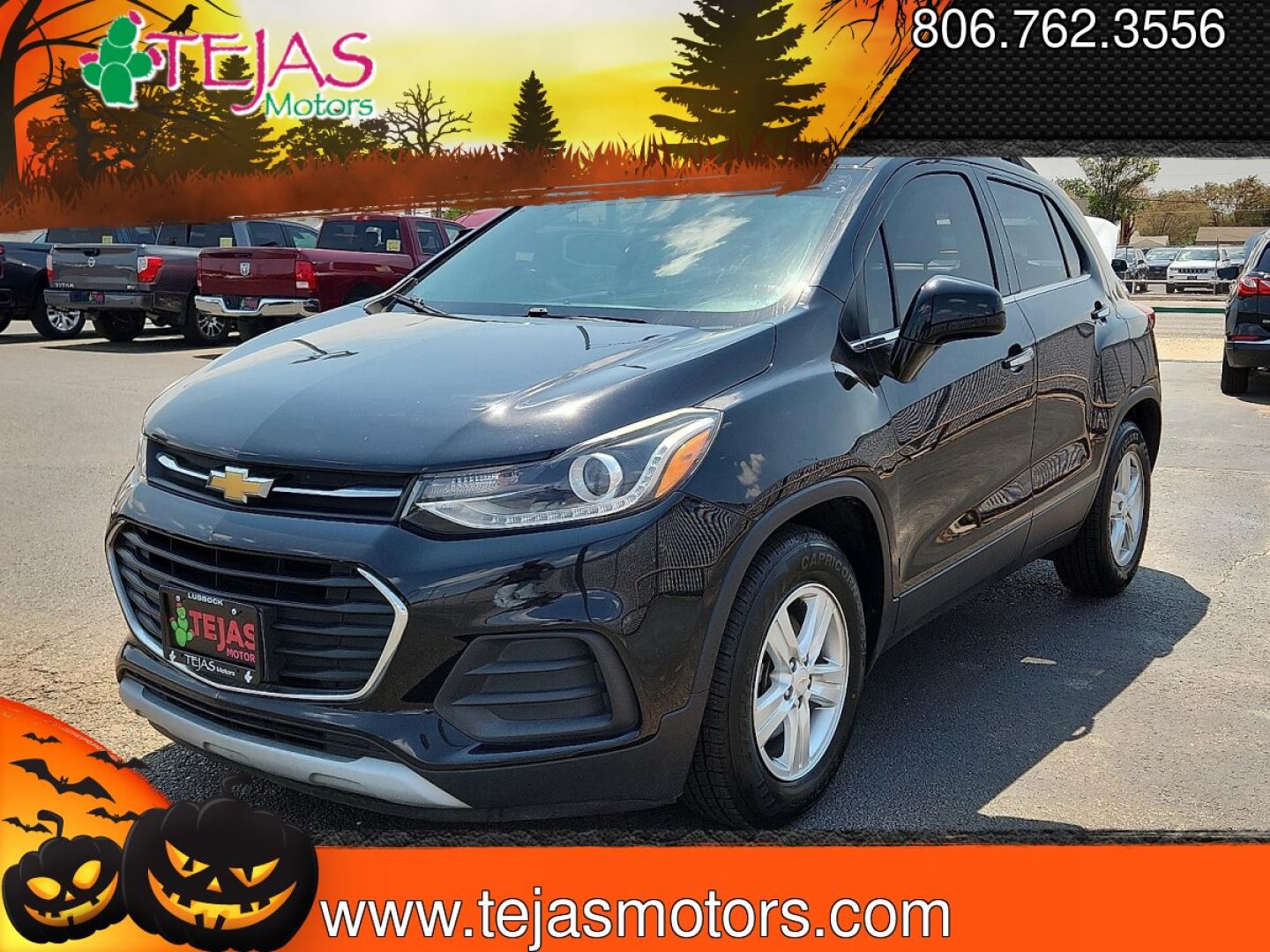 2020 BLACK /Jet Black - AES Chevrolet Trax FWD LT (KL7CJLSB2LB) with an ECOTEC 1.4L I-4 DOHC, variable valve control, intercooled turbo, regular unleaded, engine with 138HP engine, located at 4110 Avenue Q, Lubbock, 79412, 33.556553, -101.855820 - 08/08/2024 KEY IN ENVELOPE GOD- Photo#1