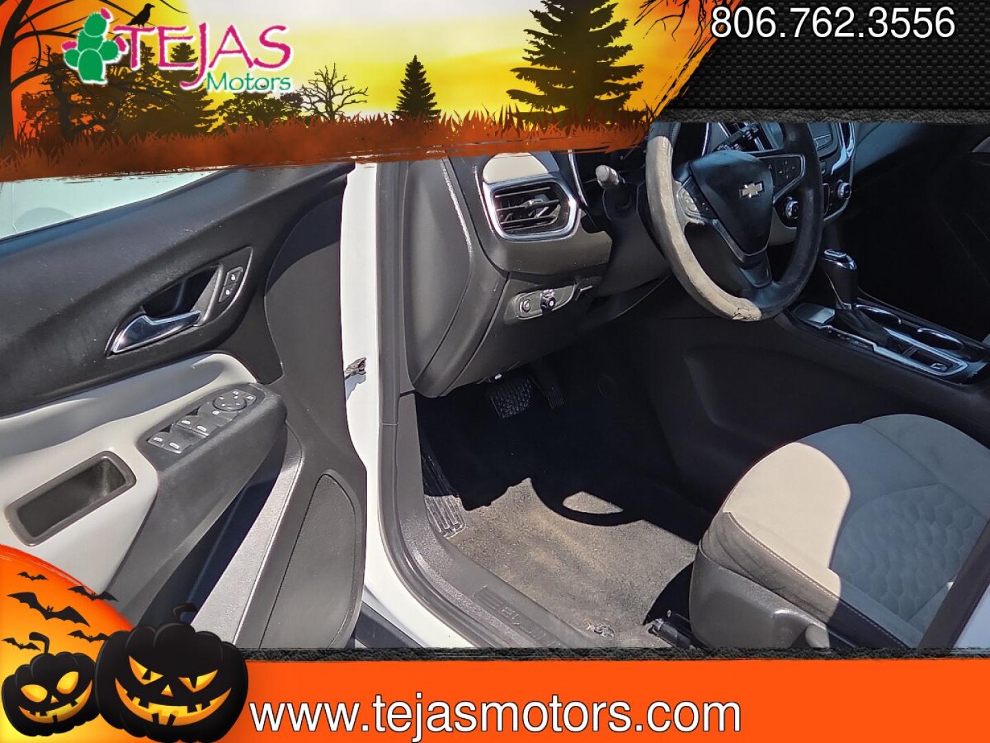 2020 Summit White - GAZ /Medium Ash Gray - H72 Chevrolet Equinox FWD LS (3GNAXHEV1LS) with an 1.5L I-4 gasoline direct injection, DOHC, VVT variable valve control, intercooled turbo, regular unleaded, engine with 170HP engine, located at 4110 Avenue Q, Lubbock, 79412, 33.556553, -101.855820- Photo#8