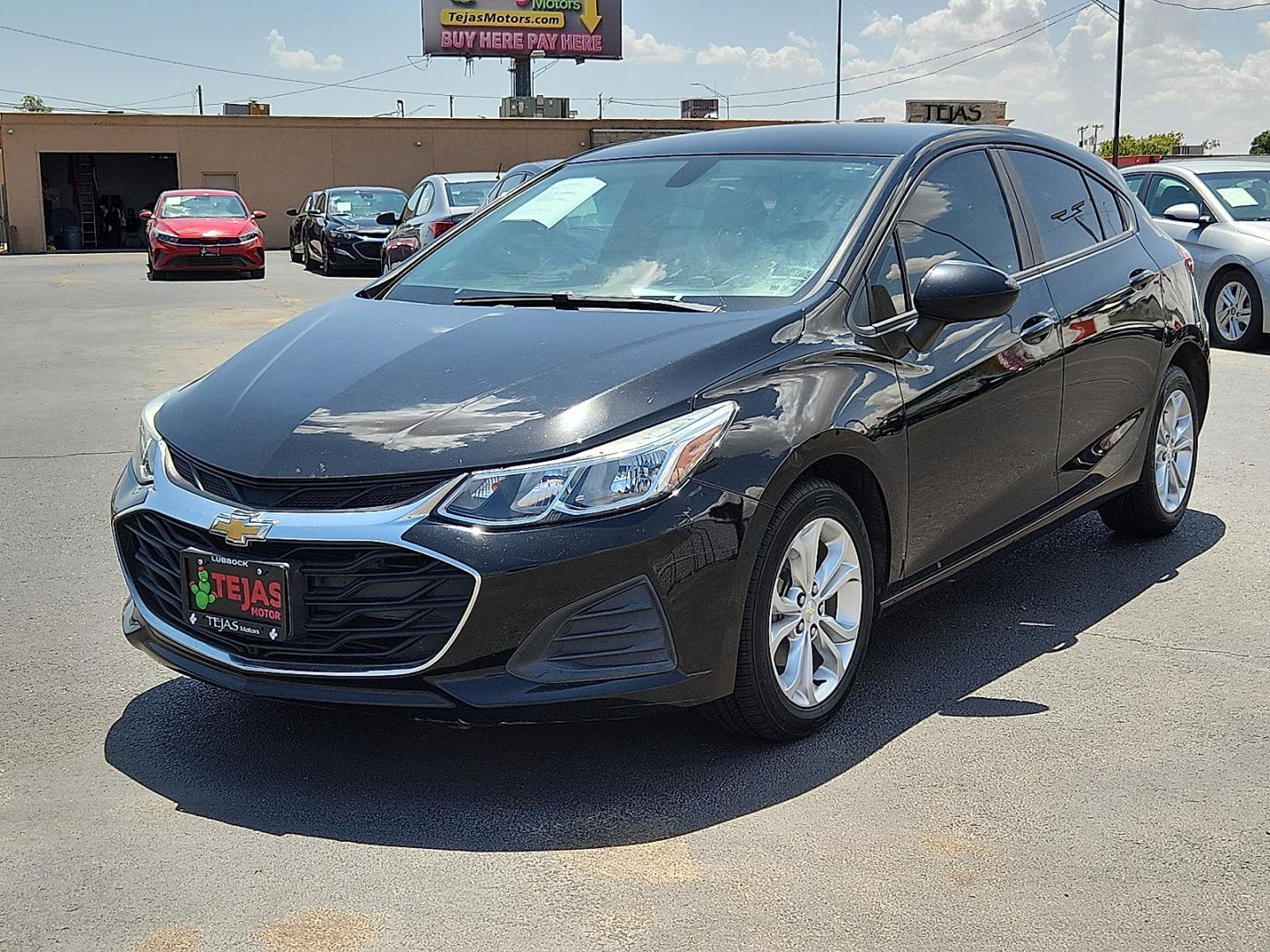 2019 Black /Grey Chevrolet Cruze LS (3G1BC6SM5KS) with an 1.4L I-4 gasoline direct injection, DOHC, VVT variable valve control, intercooled turbo, regular unleaded, engine with 153HP engine, located at 4110 Avenue Q, Lubbock, 79412, 33.556553, -101.855820 - 08/08/2026 KEY IN ENVELOPE GOD- Photo#4
