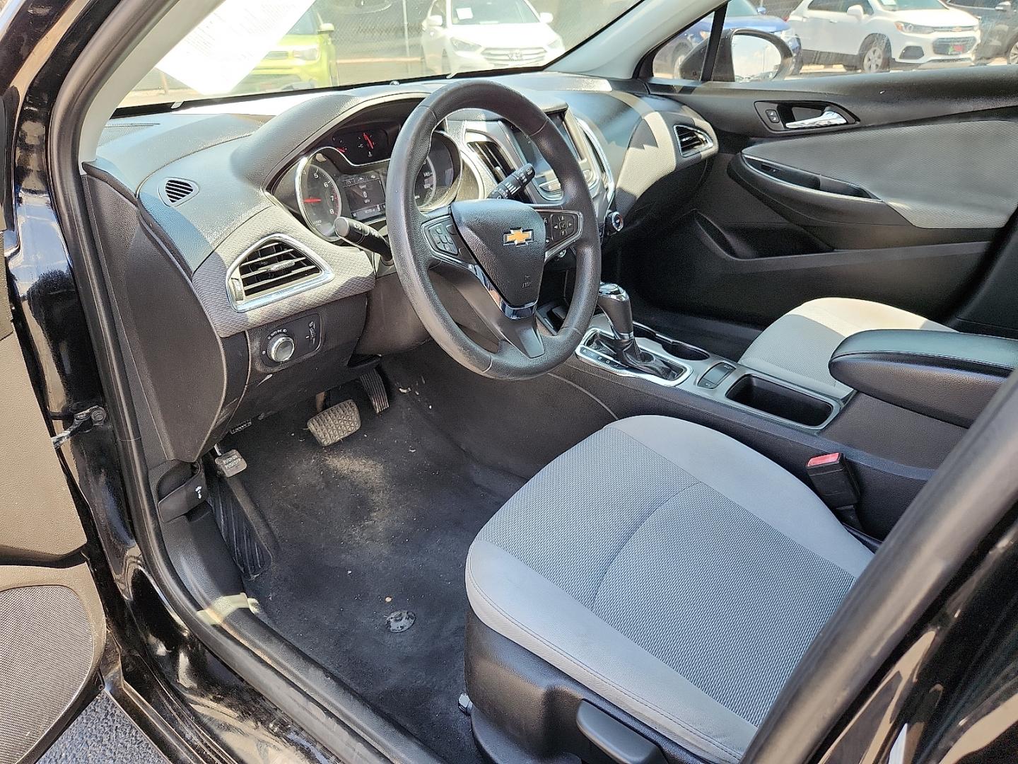 2019 Black /Grey Chevrolet Cruze LS (3G1BC6SM5KS) with an 1.4L I-4 gasoline direct injection, DOHC, VVT variable valve control, intercooled turbo, regular unleaded, engine with 153HP engine, located at 4110 Avenue Q, Lubbock, 79412, 33.556553, -101.855820 - 08/08/2026 KEY IN ENVELOPE GOD- Photo#8
