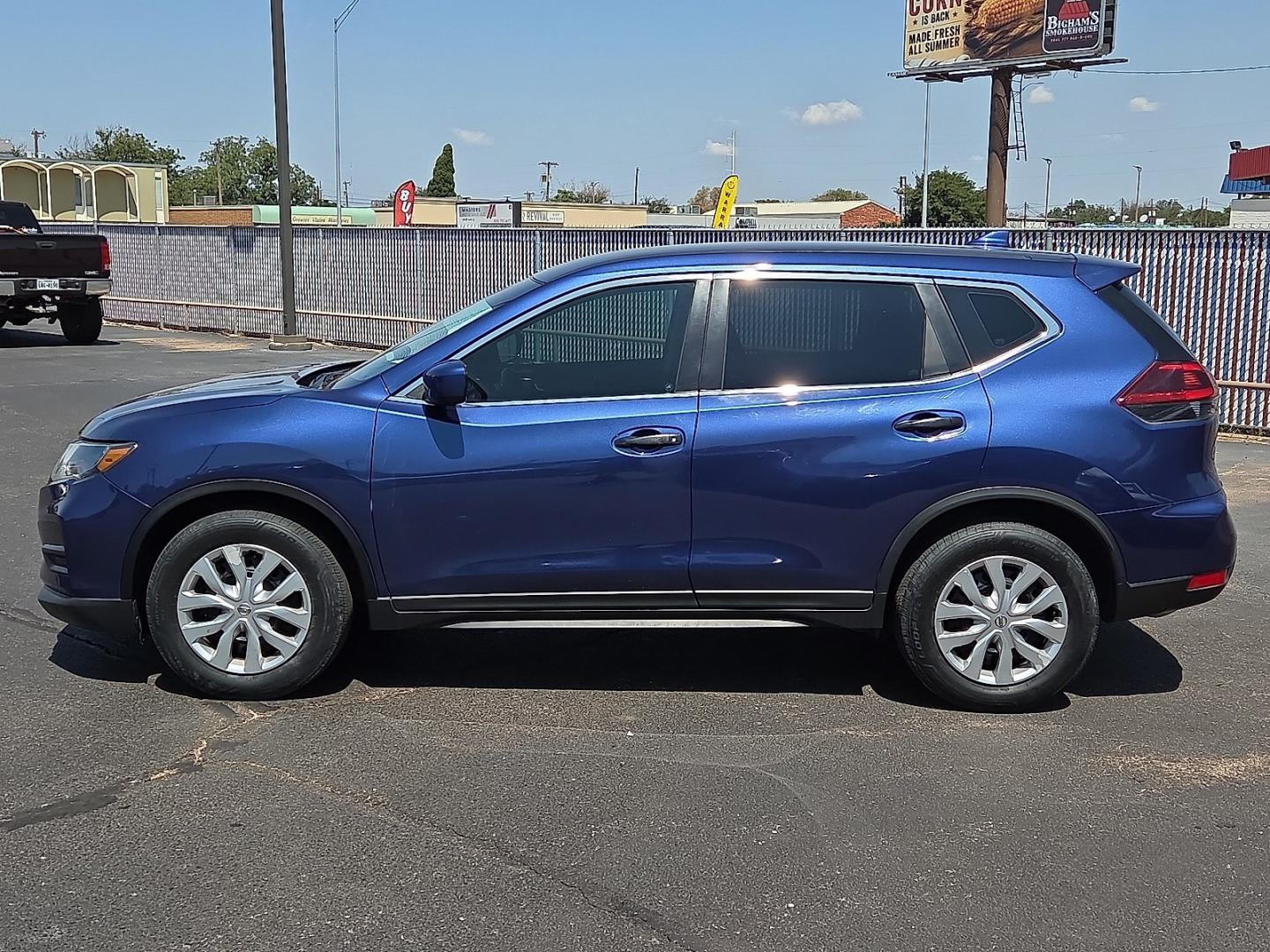 2018 Caspian Blue - RBY /Charcoal - G Nissan Rogue S (KNMAT2MT5JP) with an 2.5L I-4 DOHC, variable valve control, regular unleaded, engine with 170HP engine, located at 4110 Avenue Q, Lubbock, 79412, 33.556553, -101.855820 - 08/08/2026 KEY IN ENVELOPE GOD- Photo#1
