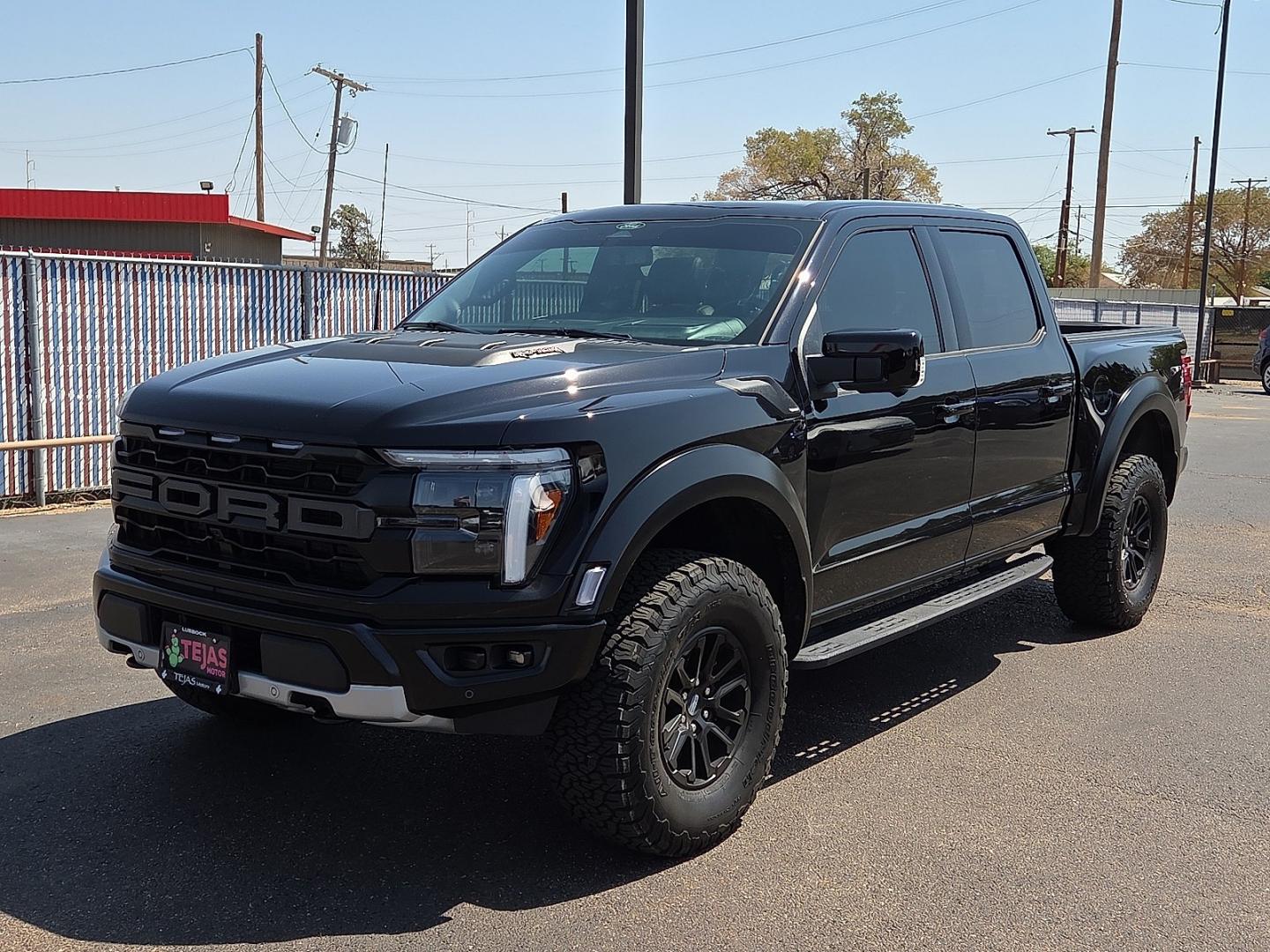 2025 Agate Black Metallic - UM /Black - RB Ford F-150 Raptor (1FTFW1RG6SF) with an EcoBoost 3.5L V-6 port/direct injection, DOHC, variable valve control, twin turbo, regular gasoline, engine with 450HP engine, located at 4110 Avenue Q, Lubbock, 79412, 33.556553, -101.855820- Photo#4