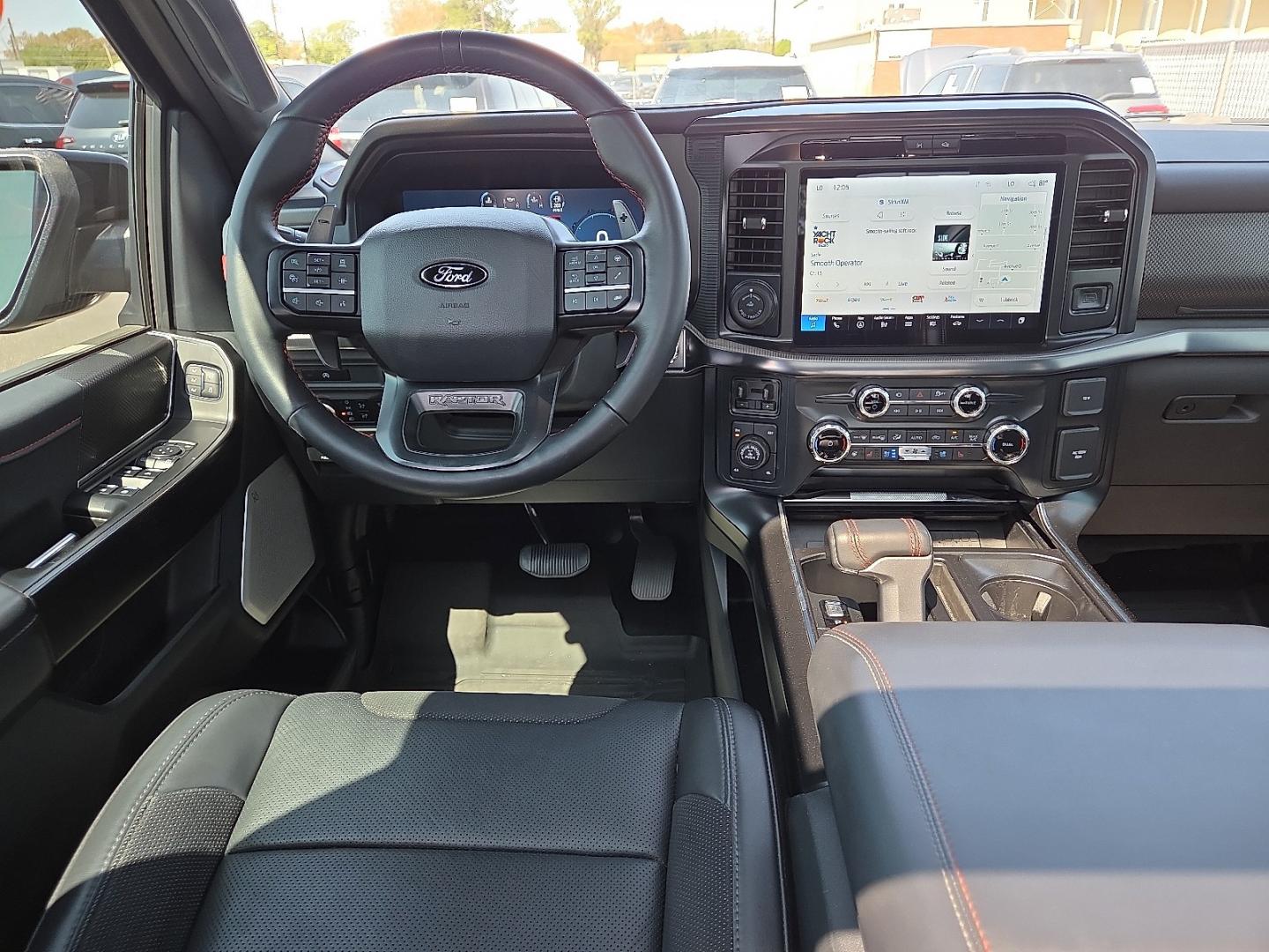 2025 Agate Black Metallic - UM /Black - RB Ford F-150 Raptor (1FTFW1RG6SF) with an EcoBoost 3.5L V-6 port/direct injection, DOHC, variable valve control, twin turbo, regular gasoline, engine with 450HP engine, located at 4110 Avenue Q, Lubbock, 79412, 33.556553, -101.855820- Photo#8