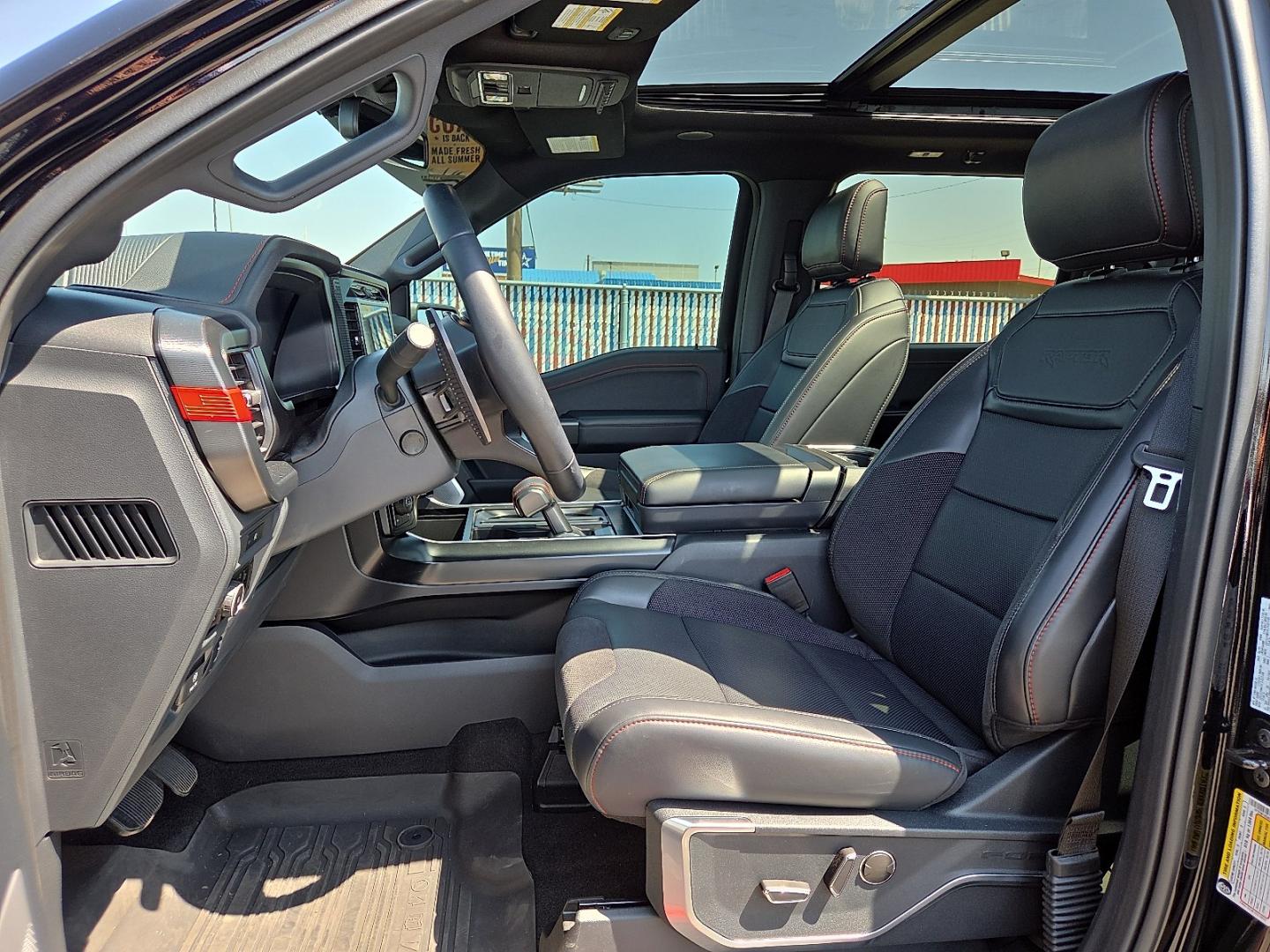 2025 Agate Black Metallic - UM /Black - RB Ford F-150 Raptor (1FTFW1RG6SF) with an EcoBoost 3.5L V-6 port/direct injection, DOHC, variable valve control, twin turbo, regular gasoline, engine with 450HP engine, located at 4110 Avenue Q, Lubbock, 79412, 33.556553, -101.855820- Photo#10