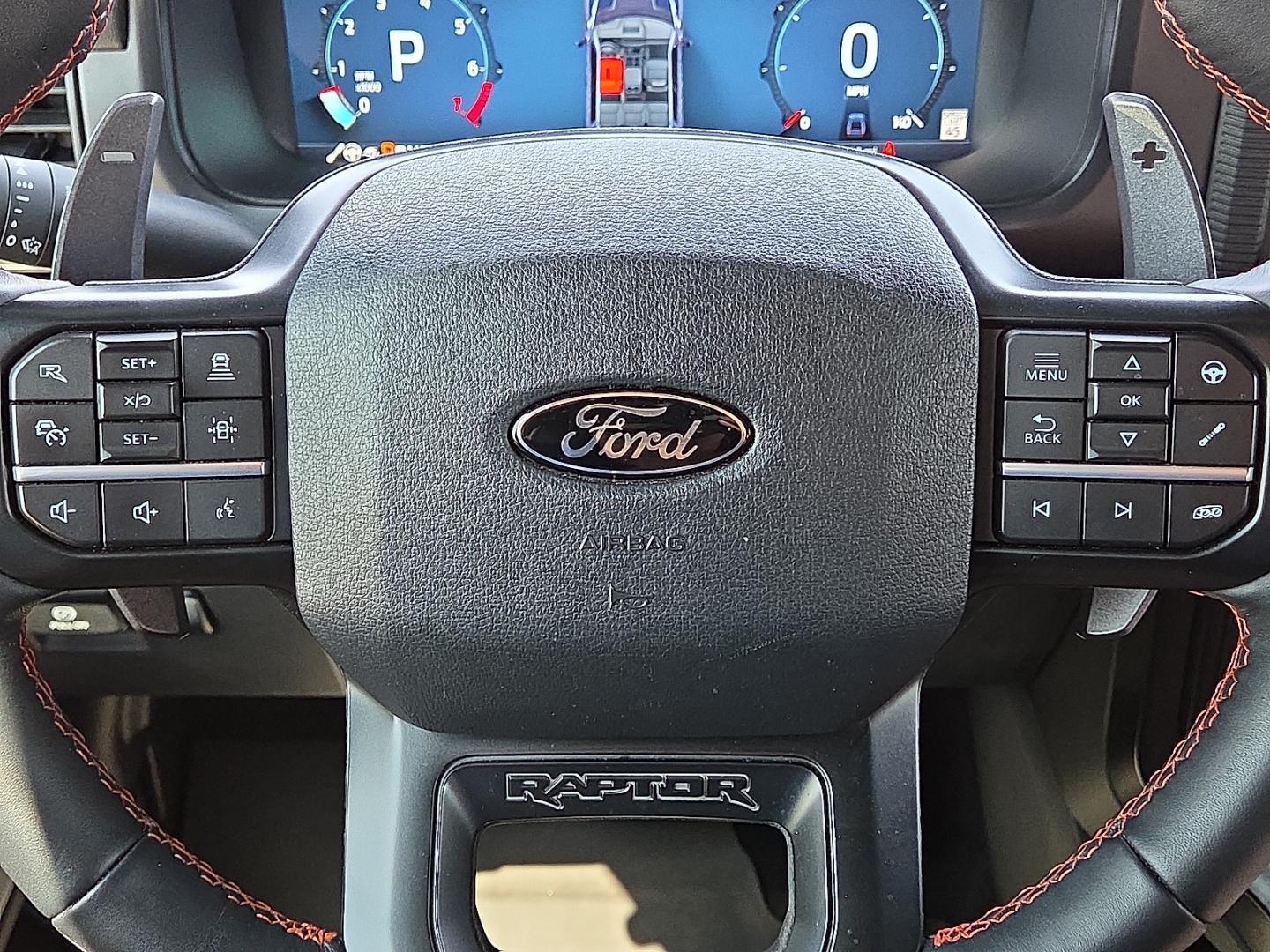2025 Agate Black Metallic - UM /Black - RB Ford F-150 Raptor (1FTFW1RG6SF) with an EcoBoost 3.5L V-6 port/direct injection, DOHC, variable valve control, twin turbo, regular gasoline, engine with 450HP engine, located at 4110 Avenue Q, Lubbock, 79412, 33.556553, -101.855820- Photo#13