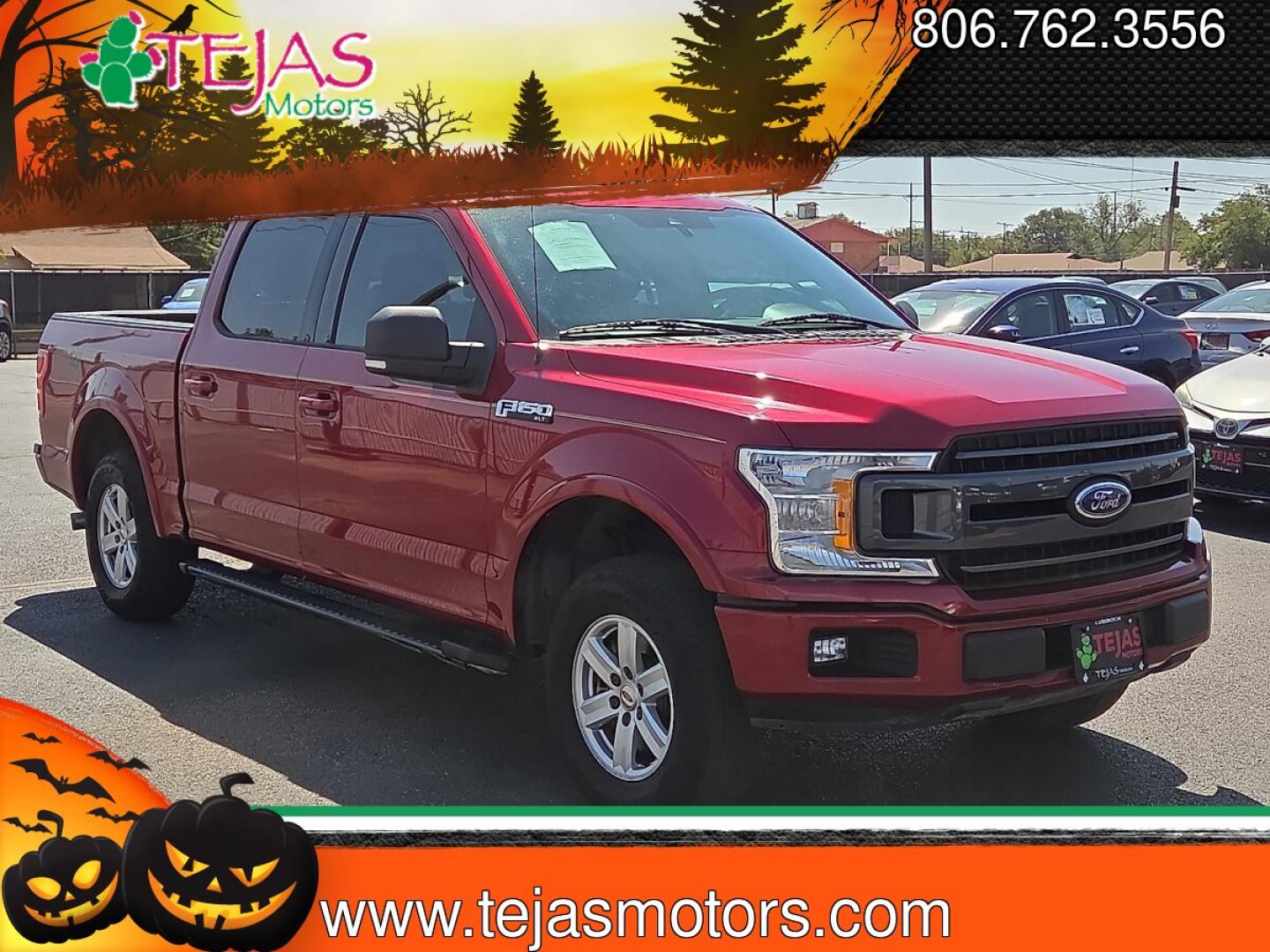 2019 Ruby Red Metallic Tinted Clearcoat - RR /Black - FB Ford F-150 XLT (1FTEW1CP6KF) with an 2.7L V6 EcoBoost Engine engine, located at 4110 Avenue Q, Lubbock, 79412, 33.556553, -101.855820 - 08/22/2026 KEY IN ENVELOPE GOD- Photo#0
