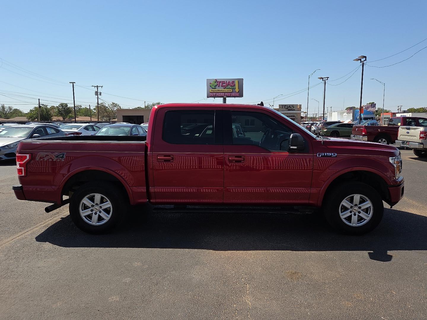 2019 Ruby Red Metallic Tinted Clearcoat - RR /Black - FB Ford F-150 XLT (1FTEW1CP6KF) with an 2.7L V6 EcoBoost Engine engine, located at 4110 Avenue Q, Lubbock, 79412, 33.556553, -101.855820 - 08/22/2026 KEY IN ENVELOPE GOD- Photo#1