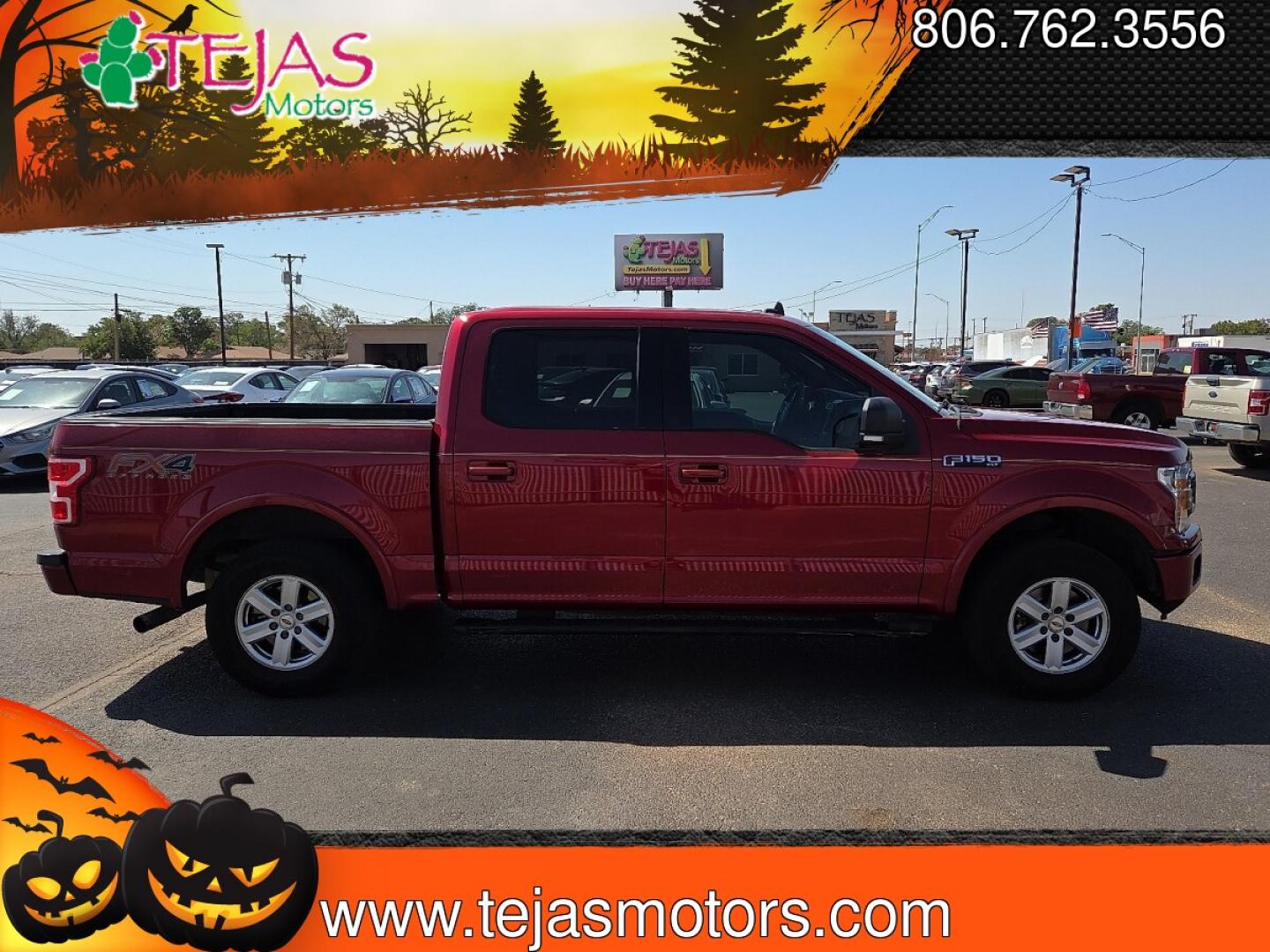 2019 Ruby Red Metallic Tinted Clearcoat - RR /Black - FB Ford F-150 XLT (1FTEW1CP6KF) with an 2.7L V6 EcoBoost Engine engine, located at 4110 Avenue Q, Lubbock, 79412, 33.556553, -101.855820 - 08/22/2026 KEY IN ENVELOPE GOD- Photo#1