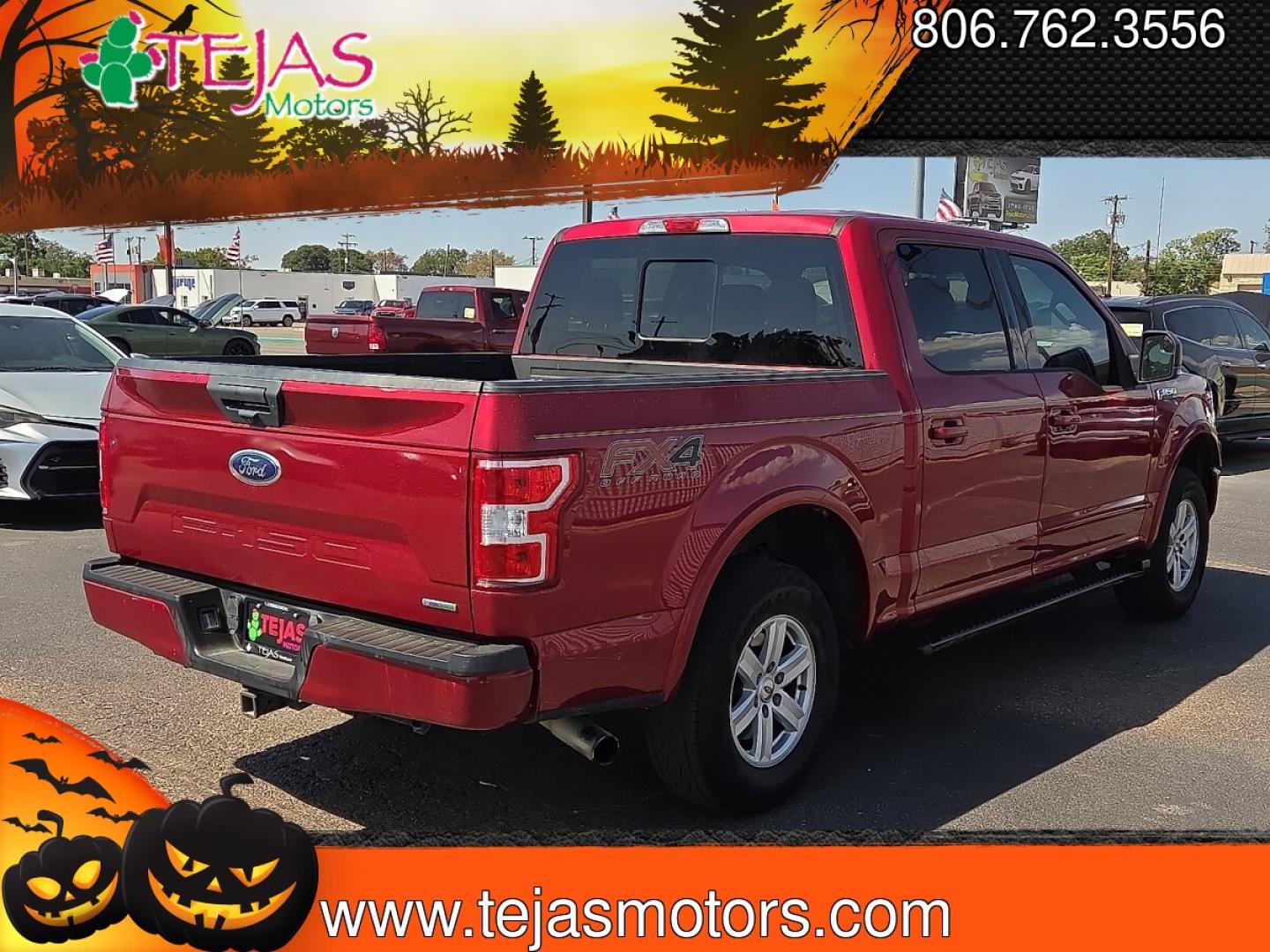 2019 Ruby Red Metallic Tinted Clearcoat - RR /Black - FB Ford F-150 XLT (1FTEW1CP6KF) with an 2.7L V6 EcoBoost Engine engine, located at 4110 Avenue Q, Lubbock, 79412, 33.556553, -101.855820 - 08/22/2026 KEY IN ENVELOPE GOD- Photo#2