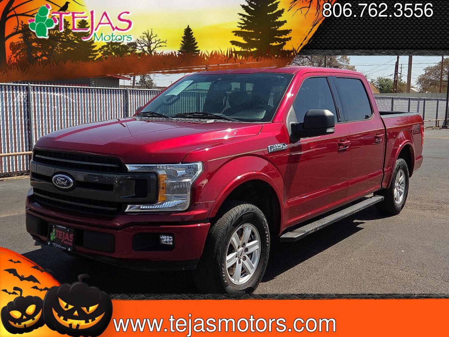 2019 Ruby Red Metallic Tinted Clearcoat - RR /Black - FB Ford F-150 XLT (1FTEW1CP6KF) with an 2.7L V6 EcoBoost Engine engine, located at 4110 Avenue Q, Lubbock, 79412, 33.556553, -101.855820 - 08/22/2026 KEY IN ENVELOPE GOD- Photo#4