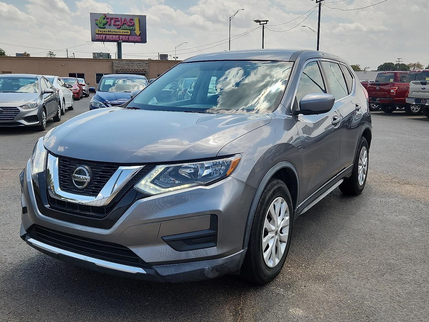 2018 GRAY /Charcoal - G Nissan Rogue S (KNMAT2MT3JP) with an 2.5L I-4 DOHC, variable valve control, regular gasoline, engine with 170HP engine, located at 4110 Avenue Q, Lubbock, 79412, 33.556553, -101.855820 - 08/28/2026 KEY IN ENVELOPE GOD- Photo#1