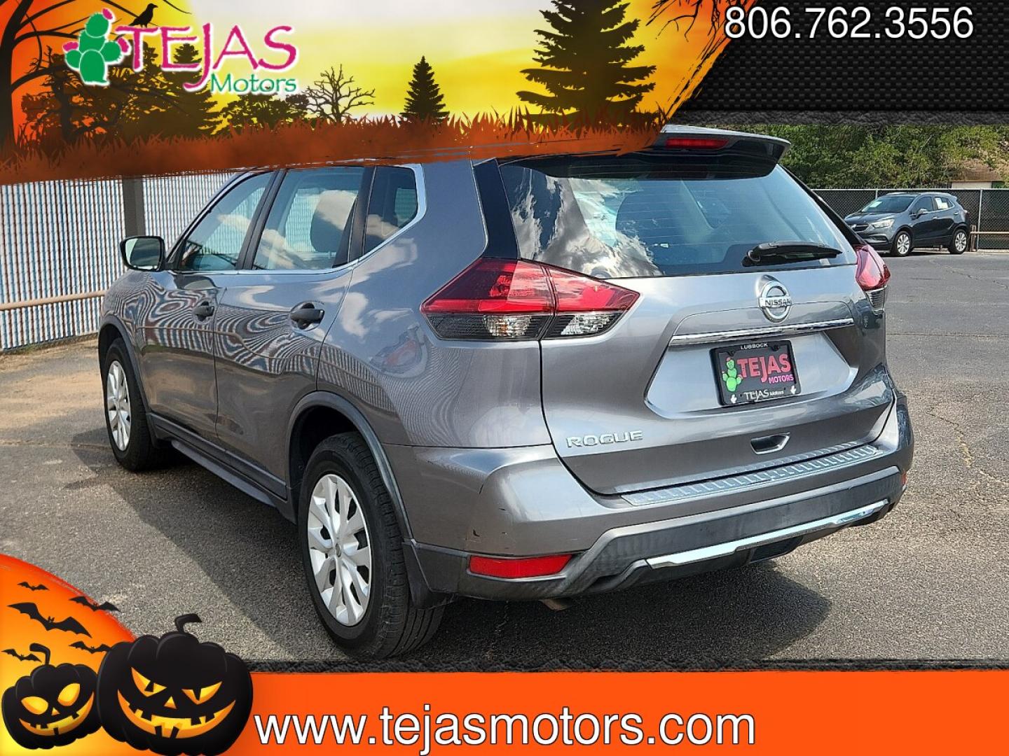 2018 GRAY /Charcoal - G Nissan Rogue S (KNMAT2MT3JP) with an 2.5L I-4 DOHC, variable valve control, regular gasoline, engine with 170HP engine, located at 4110 Avenue Q, Lubbock, 79412, 33.556553, -101.855820 - 08/28/2026 KEY IN ENVELOPE GOD- Photo#2