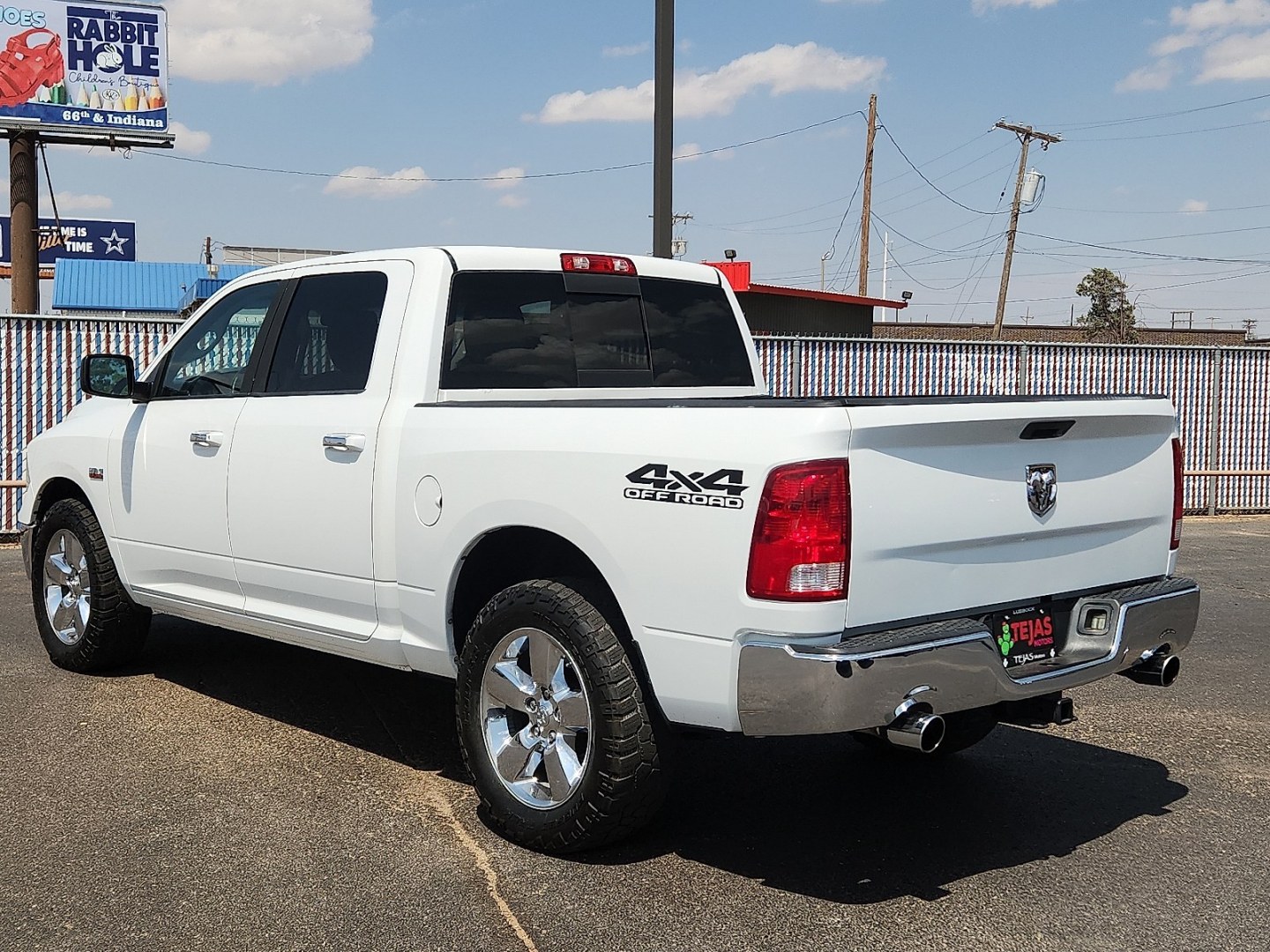 2015 Bright White Clearcoat - PW7 /Diesel Gray/Black - X8 Ram 1500 Big Horn (3C6RR7LT1FG) with an HEMI 5.7L V-8 variable valve control, regular unleaded, engine with cylinder deactivation and 395HP engine, located at 4110 Avenue Q, Lubbock, 79412, 33.556553, -101.855820- Photo#2