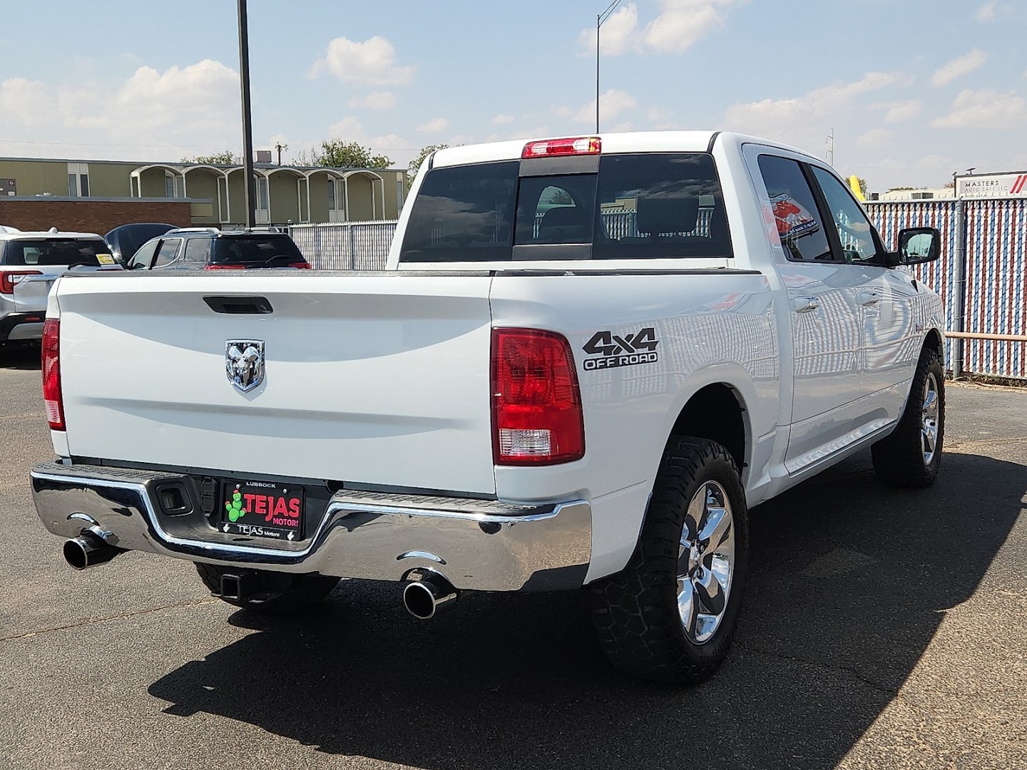 2015 Bright White Clearcoat - PW7 /Diesel Gray/Black - X8 Ram 1500 Big Horn (3C6RR7LT1FG) with an HEMI 5.7L V-8 variable valve control, regular unleaded, engine with cylinder deactivation and 395HP engine, located at 4110 Avenue Q, Lubbock, 79412, 33.556553, -101.855820- Photo#3
