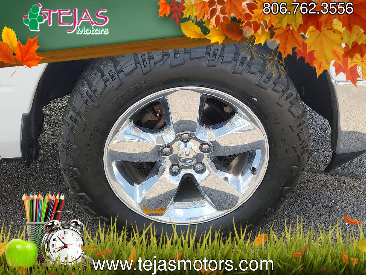 2015 Bright White Clearcoat - PW7 /Diesel Gray/Black - X8 Ram 1500 Big Horn (3C6RR7LT1FG) with an HEMI 5.7L V-8 variable valve control, regular unleaded, engine with cylinder deactivation and 395HP engine, located at 4110 Avenue Q, Lubbock, 79412, 33.556553, -101.855820- Photo#4