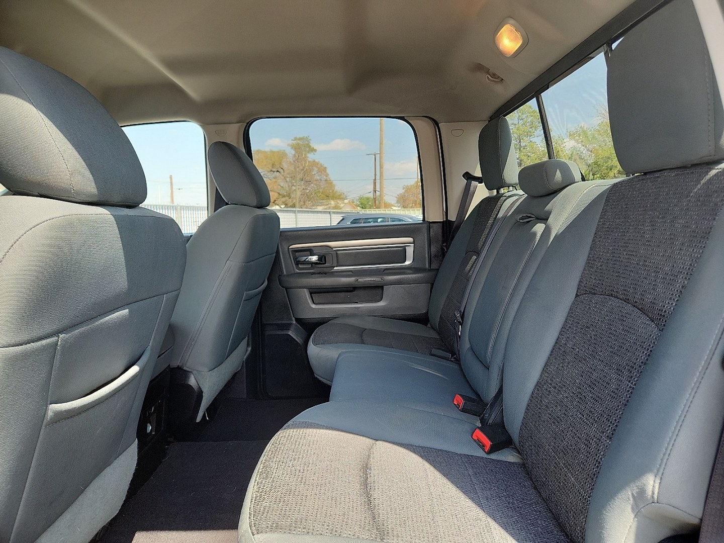 2015 Bright White Clearcoat - PW7 /Diesel Gray/Black - X8 Ram 1500 Big Horn (3C6RR7LT1FG) with an HEMI 5.7L V-8 variable valve control, regular unleaded, engine with cylinder deactivation and 395HP engine, located at 4110 Avenue Q, Lubbock, 79412, 33.556553, -101.855820- Photo#5