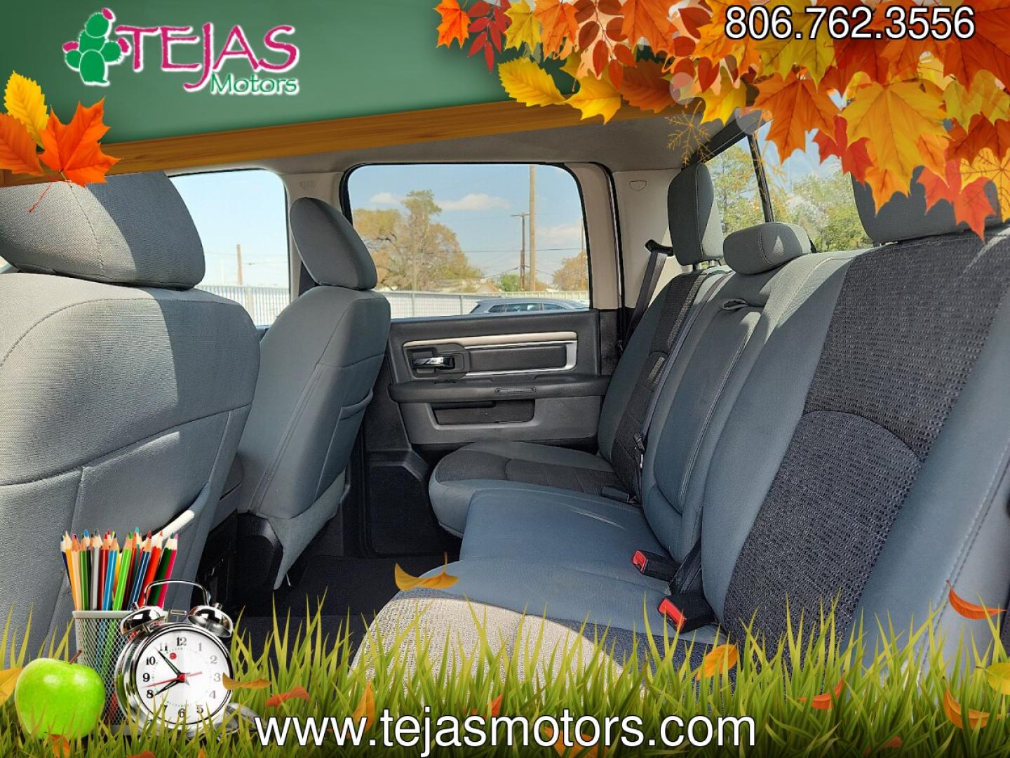 2015 Bright White Clearcoat - PW7 /Diesel Gray/Black - X8 Ram 1500 Big Horn (3C6RR7LT1FG) with an HEMI 5.7L V-8 variable valve control, regular unleaded, engine with cylinder deactivation and 395HP engine, located at 4110 Avenue Q, Lubbock, 79412, 33.556553, -101.855820- Photo#5