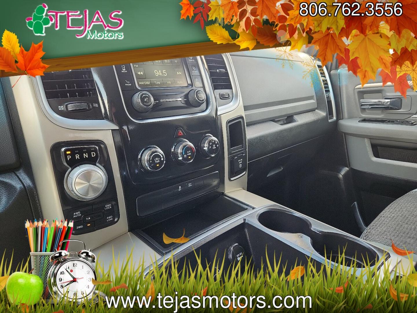 2015 Bright White Clearcoat - PW7 /Diesel Gray/Black - X8 Ram 1500 Big Horn (3C6RR7LT1FG) with an HEMI 5.7L V-8 variable valve control, regular unleaded, engine with cylinder deactivation and 395HP engine, located at 4110 Avenue Q, Lubbock, 79412, 33.556553, -101.855820- Photo#11