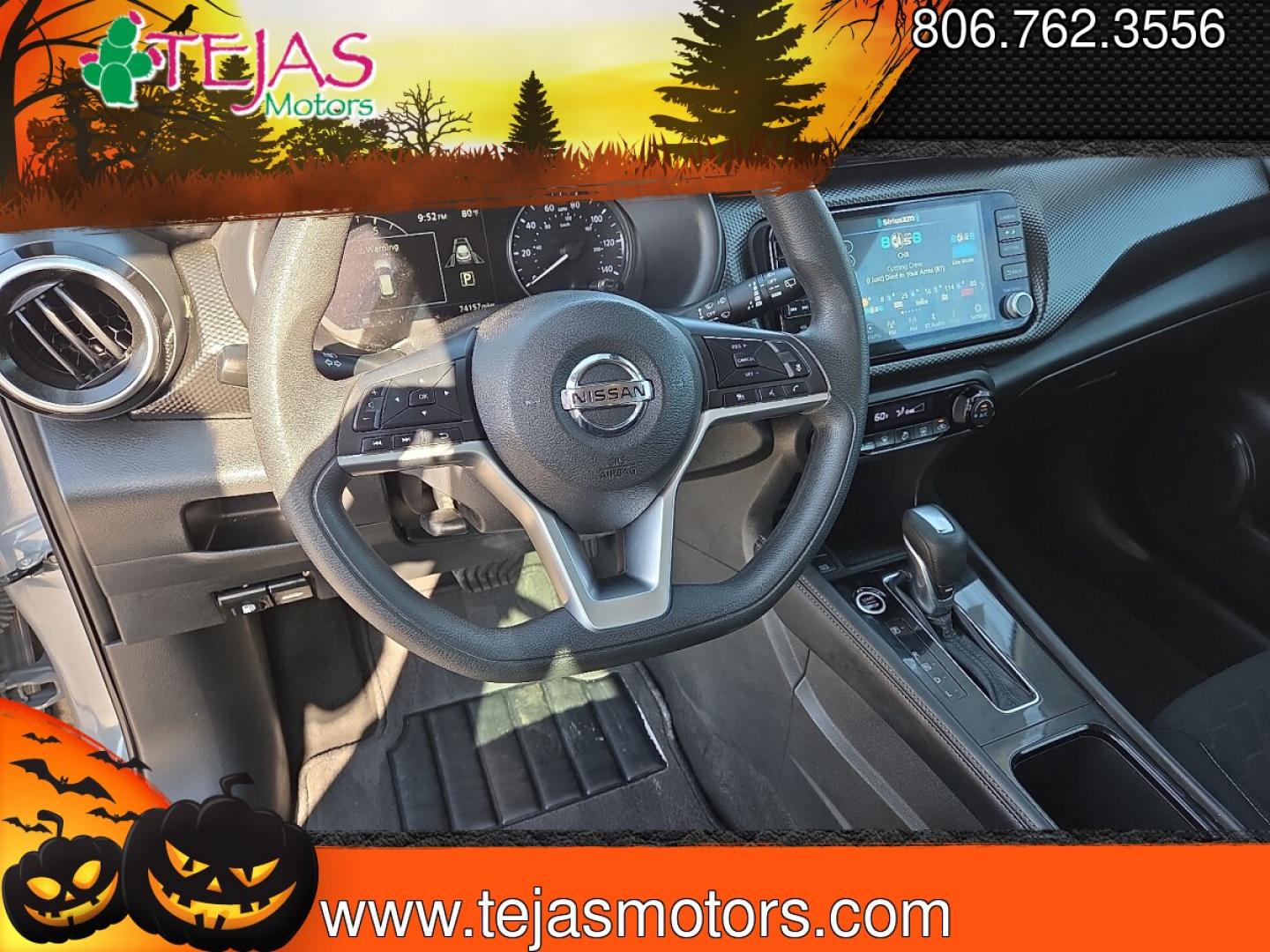 2021 Boulder Gray Pearl - KBY /Charcoal - G Nissan Kicks SV Xtronic CVT (3N1CP5CV7ML) with an 1.6L I-4 DOHC, CVTCS variable valve control, regular gasoline, engine with 122HP engine, located at 4110 Avenue Q, Lubbock, 79412, 33.556553, -101.855820- Photo#8