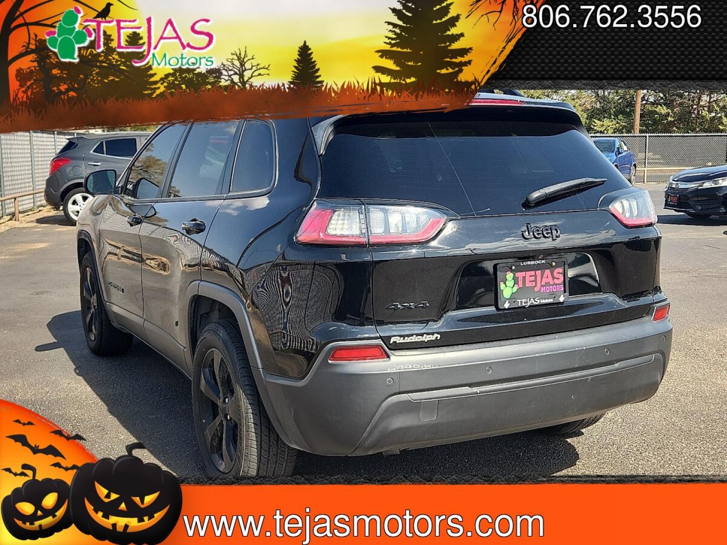 2019 BLACK /Black - X9 Jeep Cherokee Altitude 4x4 (1C4PJMLB6KD) with an MultiAir2 Tigershark 2.4L I-4 variable valve control, regular gasoline, engine with 180HP engine, located at 4110 Avenue Q, Lubbock, 79412, 33.556553, -101.855820 - 08/29/2026 key in envelope god- Photo#2
