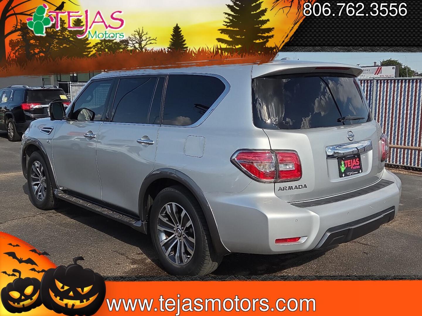 2019 Brilliant Silver Metallic - K23 /Charcoal - G Nissan Armada SL (JN8AY2ND1K9) with an Endurance 5.6L V-8 direct injection, DOHC, variable valve control, regular gasoline, engine with 390HP engine, located at 4110 Avenue Q, Lubbock, 79412, 33.556553, -101.855820 - 09/04/2026 KEY IN ENVELOPE GOD- Photo#3