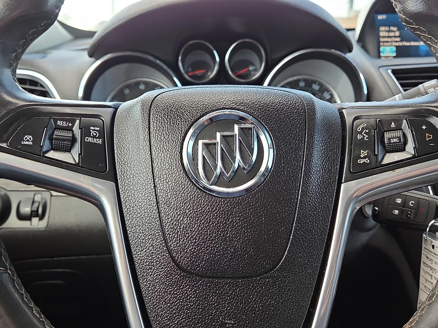 2016 Graphite Gray Metallic - GK2 /Ebony - AFN Buick Encore (KL4CJASB1GB) with an Ecotec 1.4L I-4 DOHC, variable valve control, intercooled turbo, regular gasoline, engine with 138HP engine, located at 4110 Avenue Q, Lubbock, 79412, 33.556553, -101.855820- Photo#12