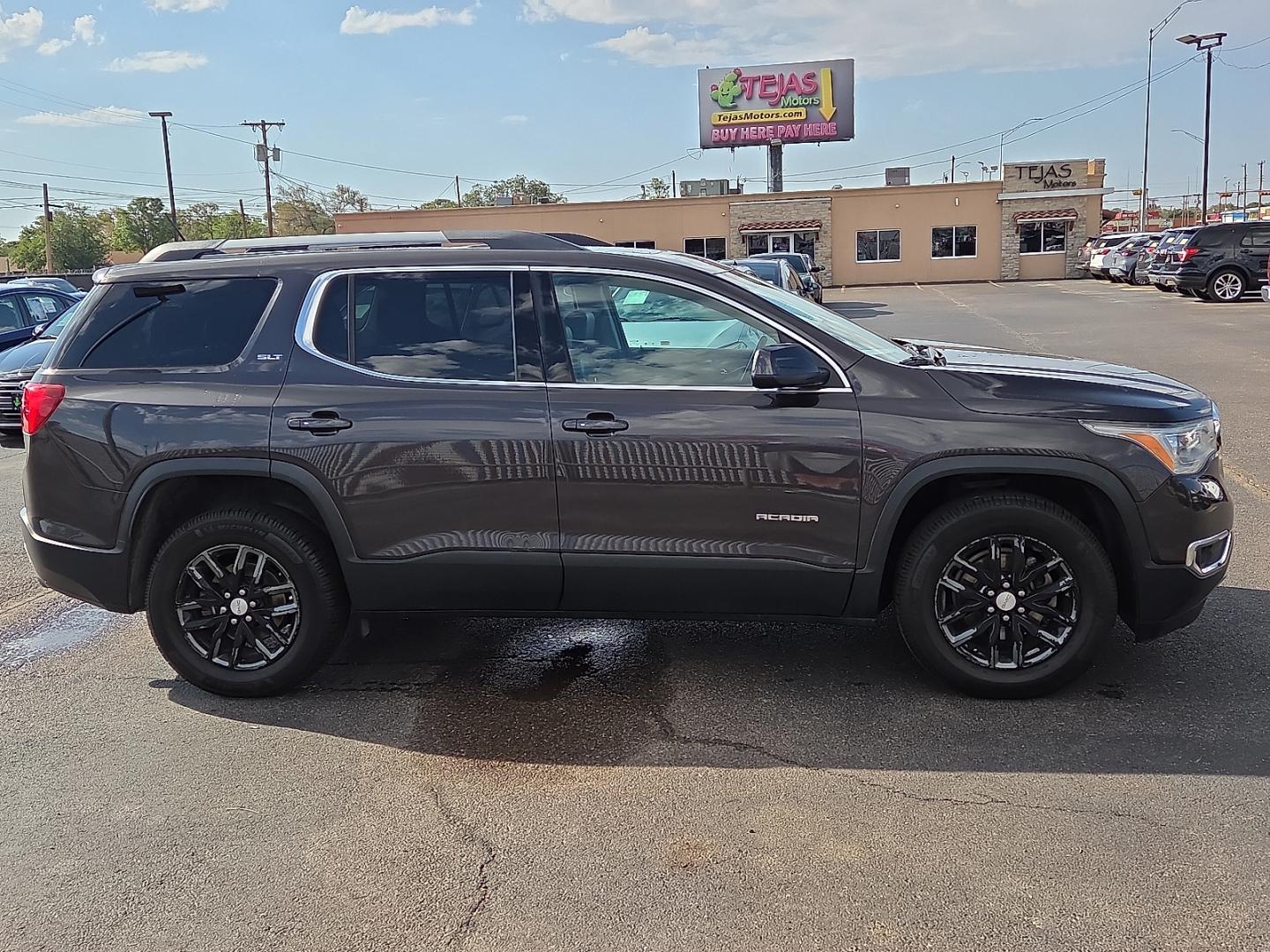 2019 Dark Sky Metallic - GJI /Jet Black - H0Y GMC Acadia SLT-1 (1GKKNMLS8KZ) with an 3.6L V-6 direct injection, DOHC, VVT variable valve control, regular gasoline, engine with cylinder deactivation and 310HP engine, located at 4110 Avenue Q, Lubbock, 79412, 33.556553, -101.855820 - 09/04/2026 KEY IN ENVELOPE GOD- Photo#1