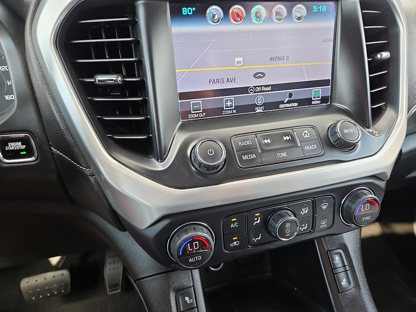2019 Dark Sky Metallic - GJI /Jet Black - H0Y GMC Acadia SLT-1 (1GKKNMLS8KZ) with an 3.6L V-6 direct injection, DOHC, VVT variable valve control, regular gasoline, engine with cylinder deactivation and 310HP engine, located at 4110 Avenue Q, Lubbock, 79412, 33.556553, -101.855820 - 09/04/2026 KEY IN ENVELOPE GOD- Photo#9