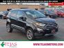 2021 Shadow Black /Ebony Black - 4B Ford EcoSport Titanium (MAJ6S3KL2MC) with an 2L I-4 direct injection, DOHC, variable valve control, regular gasoline, engine with 166HP engine, located at 4110 Avenue Q, Lubbock, 79412, 33.556553, -101.855820 - 09/04/2024 KEY IN ENVELOPE GOD- Photo#0