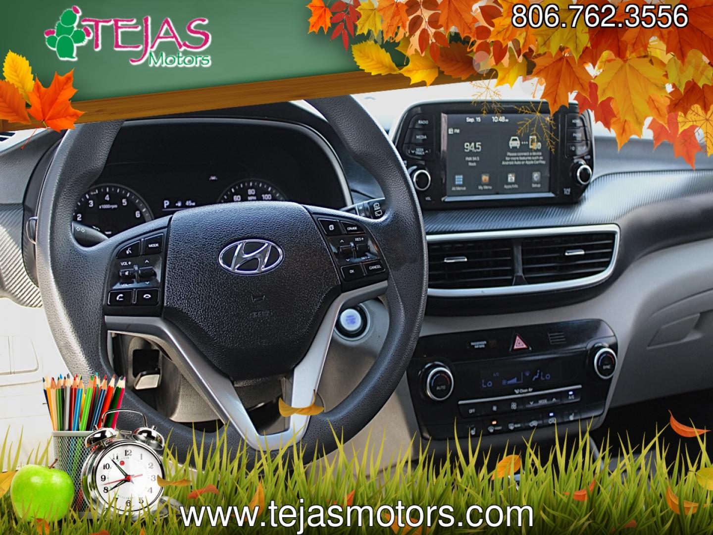 2021 WHITE Hyundai Tucson SEL (KM8J33ALXMU) with an Theta 2.4L I-4 direct injection, DOHC, CVVT variable valve control, regular gasoline, engine with 181HP engine, located at 4110 Avenue Q, Lubbock, 79412, 33.556553, -101.855820- Photo#6