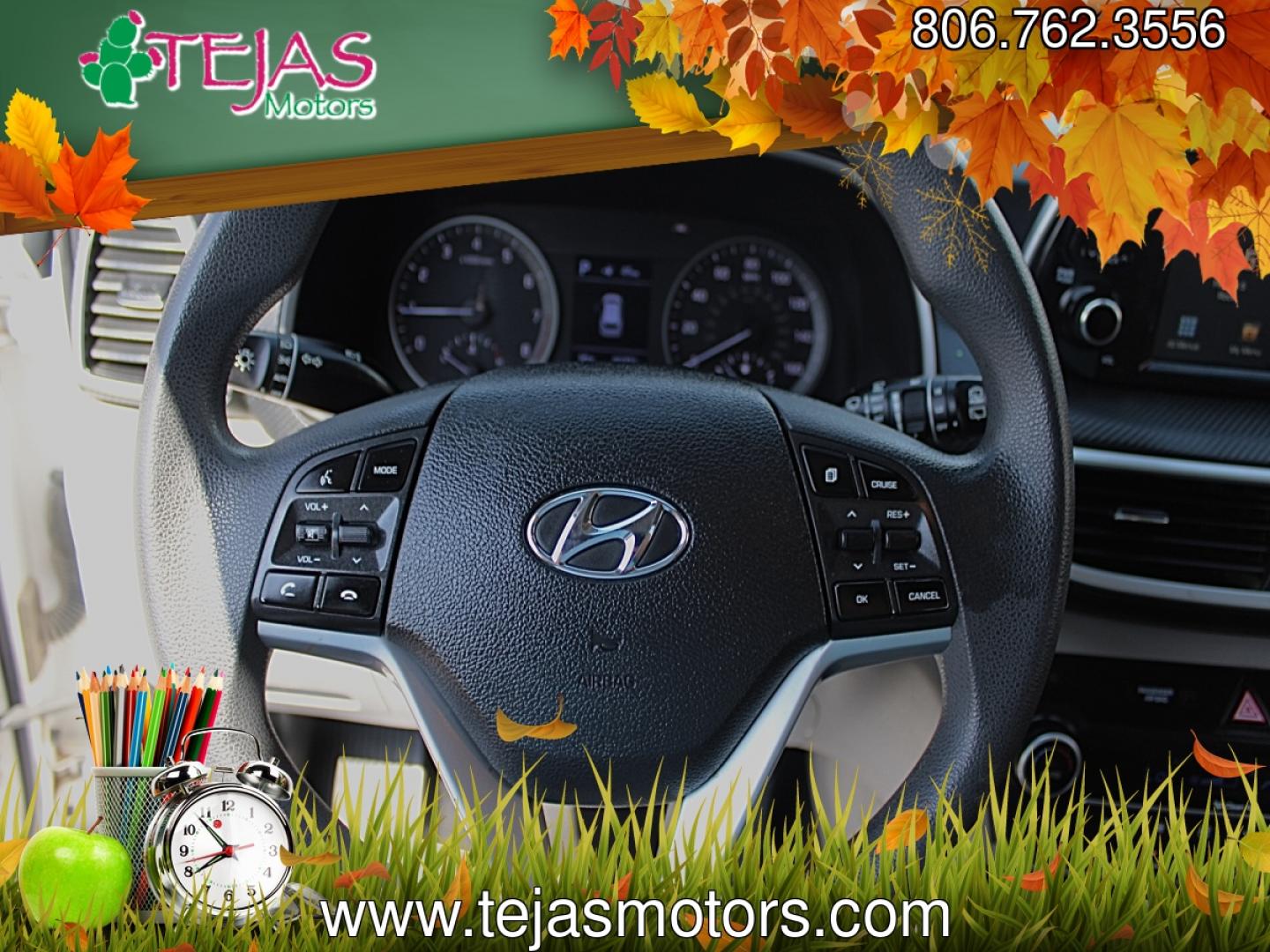 2021 WHITE Hyundai Tucson SEL (KM8J33ALXMU) with an Theta 2.4L I-4 direct injection, DOHC, CVVT variable valve control, regular gasoline, engine with 181HP engine, located at 4110 Avenue Q, Lubbock, 79412, 33.556553, -101.855820- Photo#11