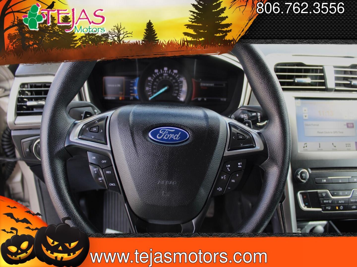 2017 Tan Ford Fusion SE (3FA6P0HD4HR) with an 1.5L L4 DOHC 16V engine, 6A transmission, located at 4110 Avenue Q, Lubbock, 79412, 33.556553, -101.855820- Photo#7