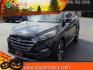 2017 BLACK Hyundai Tucson Limited (KM8J33A23HU) with an 1.6L I-4 direct injection, DOHC, D-CVVT variable valve control, intercooled turbo, regular gasoline, engine with 175HP engine, located at 4110 Avenue Q, Lubbock, 79412, 33.556553, -101.855820- Photo#1