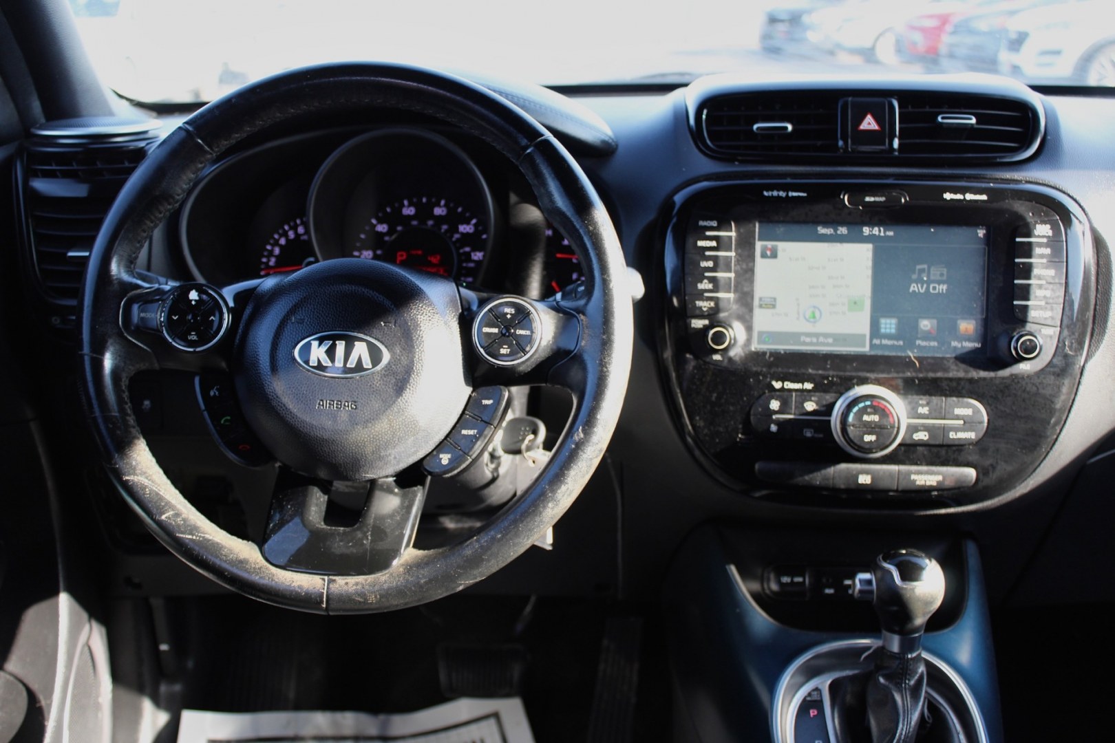 2015 BLUE /BLACK Kia Soul + (KNDJP3A50F7) with an 2.0L L4 DOHC 16V engine, 6A transmission, located at 4110 Avenue Q, Lubbock, 79412, 33.556553, -101.855820- Photo#4