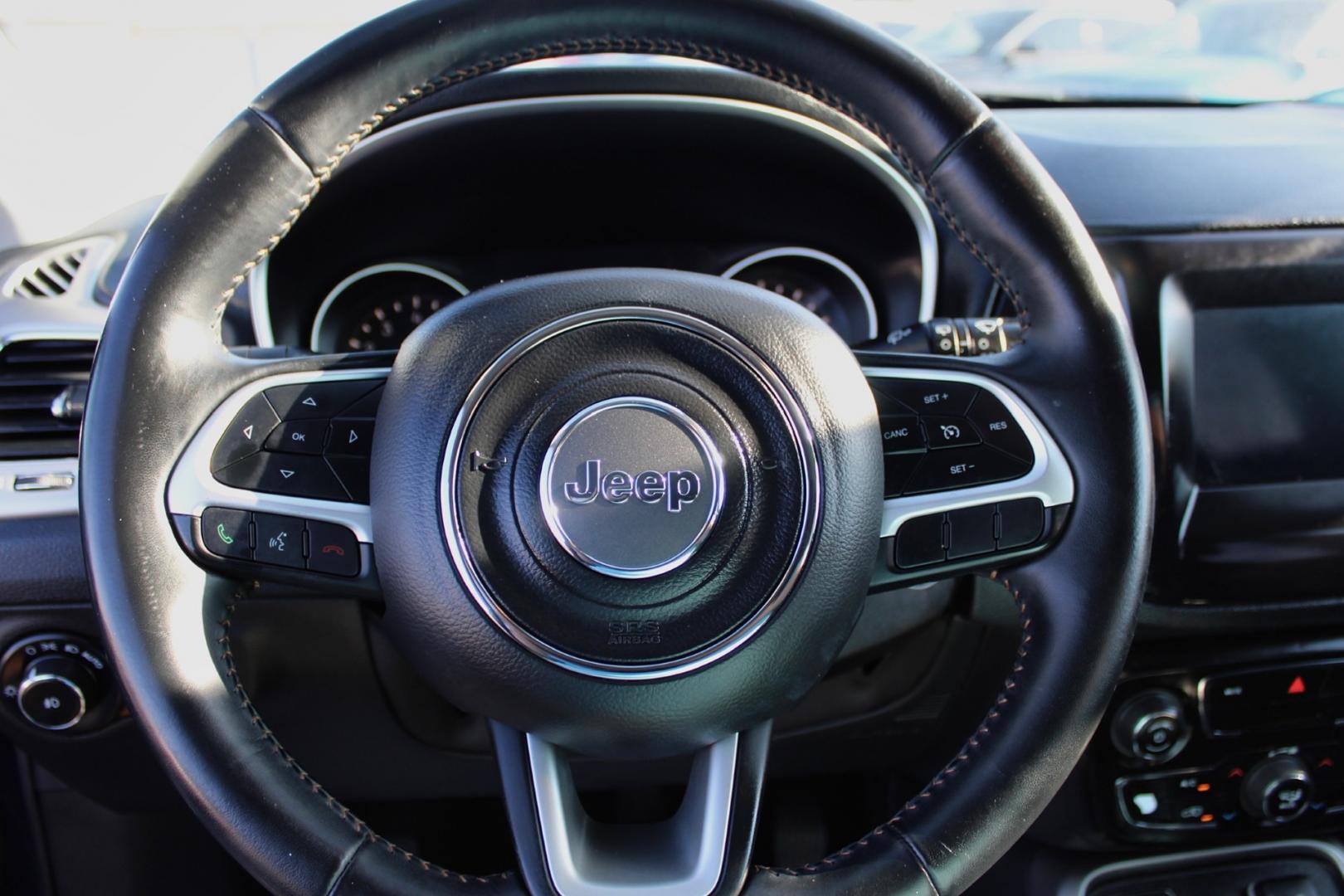 2018 BLUE Jeep Compass Sport FWD (3C4NJCBB5JT) with an 2.4L L4 DOHC 16V engine, located at 4110 Avenue Q, Lubbock, 79412, 33.556553, -101.855820- Photo#5
